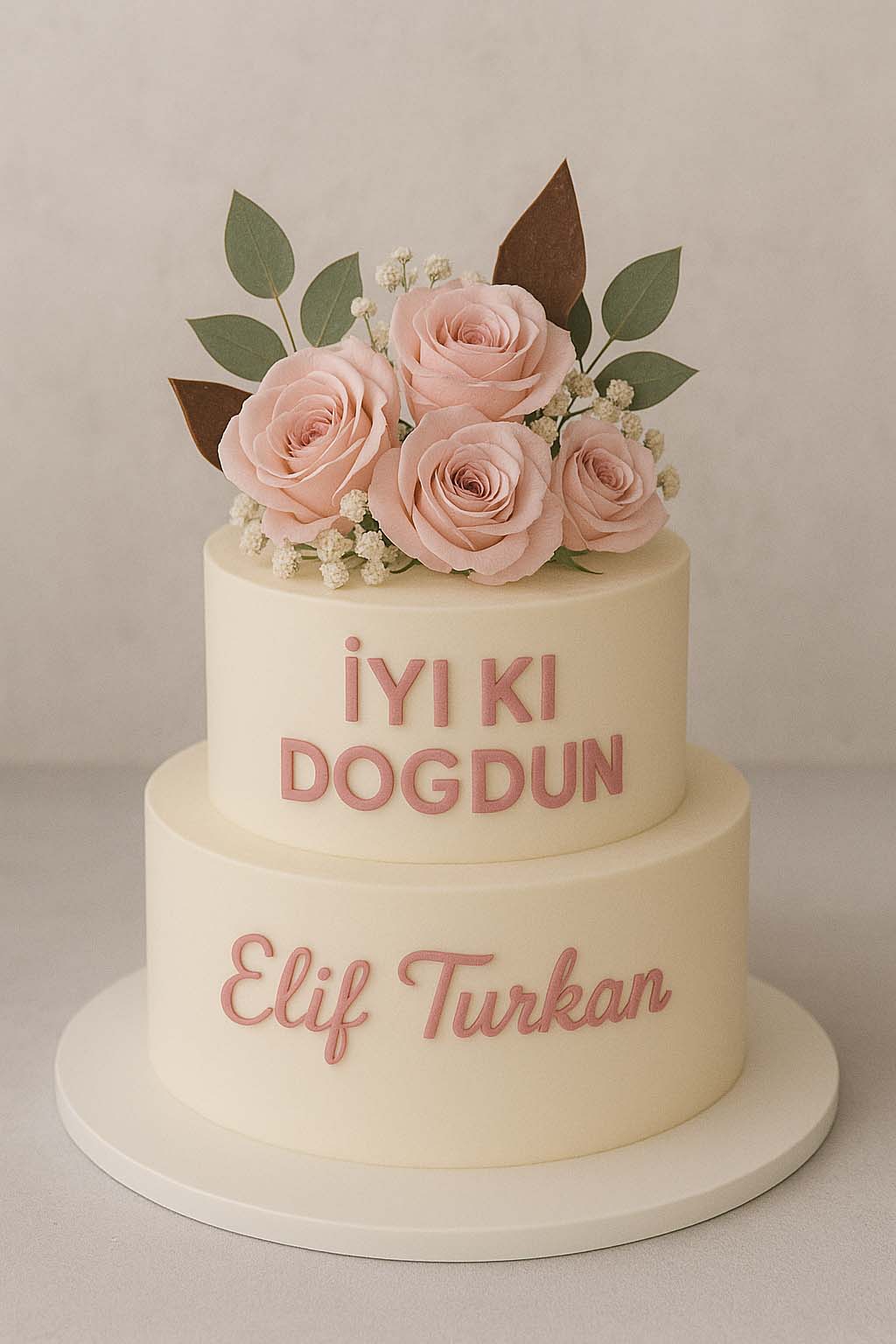 Yaş Günü Kutlama Pastası